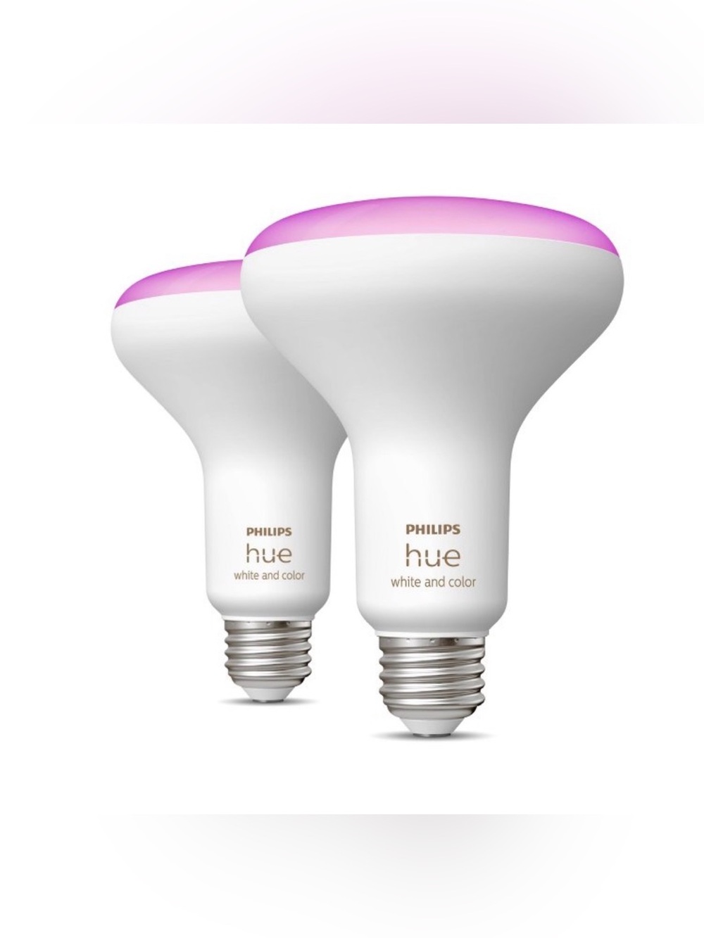 Phillips Hue 2Pk BR30 Smart Lights
